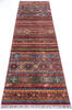 Chobi Red Runner Hand Knotted 29 X 910  Area Rug 700-144976 Thumb 1