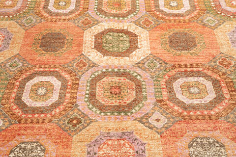 Chobi Red Hand Knotted 68 X 106 Area Rug 700-144989 Image 3