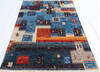 Modern Blue Hand Knotted 40 X 511  Area Rug 700-144990 Thumb 1