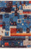 Modern Blue Hand Knotted 40 X 511 Area Rug 700-144990 Thumb 0