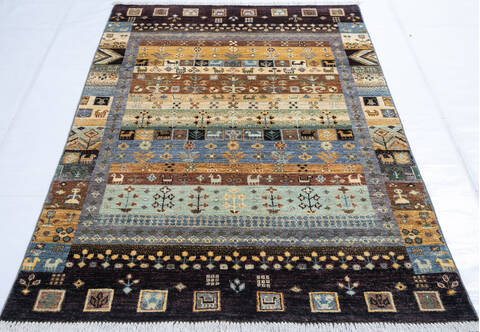 Chobi Multicolor Hand Knotted 311 X 510 Area Rug 700-144991 Image 1