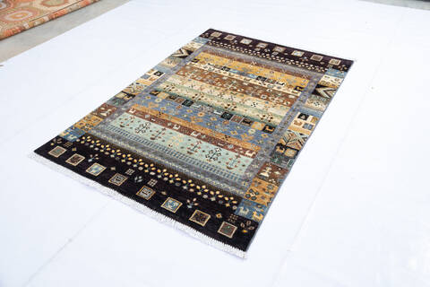 Chobi Multicolor Hand Knotted 311 X 510 Area Rug 700-144991 Image 2