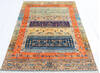 Chobi Multicolor Hand Knotted 40 X 60 Area Rug 700-144994 Thumb 1