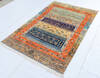 Chobi Multicolor Hand Knotted 40 X 60 Area Rug 700-144994 Thumb 2