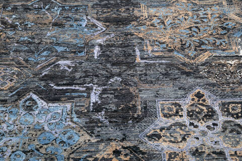 Modern Grey Hand Knotted 60 X 90 Area Rug 700-144999 Image 5