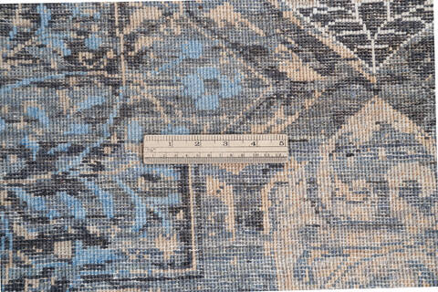 Modern Grey Hand Knotted 60 X 90 Area Rug 700-144999 Image 7