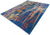 Modern Blue Hand Knotted 90 X 120  Area Rug 700-145000 Thumb 2