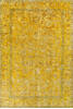 Overdyed Yellow Hand Knotted 64 X 94  Area Rug 700-145005 Thumb 0