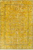 Overdyed Yellow Hand Knotted 64 X 94 Area Rug 700-145005 Thumb 0