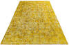 Overdyed Yellow Hand Knotted 66 X 92  Area Rug 700-145006 Thumb 1