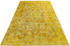 Overdyed Yellow Hand Knotted 66 X 92 Area Rug 700-145006 Thumb 1