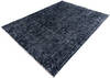 Overdyed Black Hand Knotted 80 X 103 Area Rug 700-145011 Thumb 2