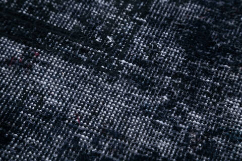 Overdyed Black Hand Knotted 66 X 93 Area Rug 700-145012 Image 3
