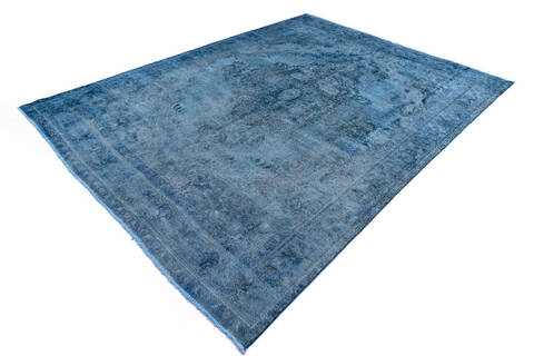 Overdyed Green Hand Knotted 93 X 126 Area Rug 700-145017 Image 2