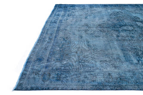Overdyed Green Hand Knotted 93 X 126 Area Rug 700-145017 Image 6