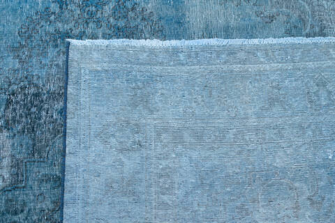 Overdyed Green Hand Knotted 93 X 126 Area Rug 700-145017 Image 8