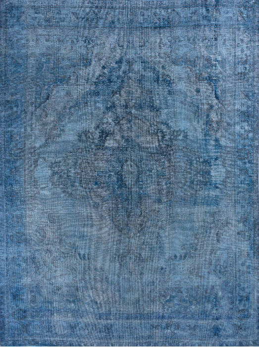 Overdyed Green Hand Knotted 93 X 126 Area Rug 700-145017 Image 0
