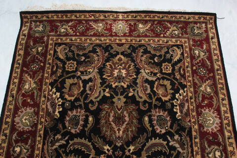 Jaipur Black Hand Knotted 40 X 64 Area Rug 905-145018 Image 3