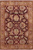 Jaipur Red Hand Knotted 4'2" X 6'2"  Area Rug 905-145019