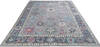 Oushak Grey Hand Knotted 96 X 116  Area Rug 700-145023 Thumb 1