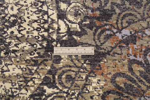 Modern Brown Hand Knotted 80 X 910 Area Rug 700-145026 Image 7