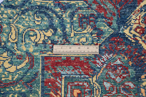 Modern Red Hand Knotted 40 X 60 Area Rug 700-145031 Image 5