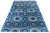 Chobi Blue Hand Knotted 68 X 910  Area Rug 700-145032 Thumb 1