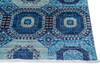 Chobi Blue Hand Knotted 68 X 910  Area Rug 700-145032 Thumb 4