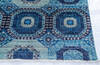 Chobi Blue Hand Knotted 68 X 910  Area Rug 700-145032 Thumb 5