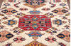 Kazak Beige Hand Knotted 69 X 97  Area Rug 700-145039 Thumb 3