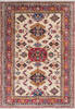 Kazak Beige Hand Knotted 69 X 97  Area Rug 700-145039 Thumb 0