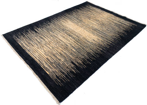 Gabbeh Black Hand Knotted 51 X 611 Area Rug 700-145041 Image 2