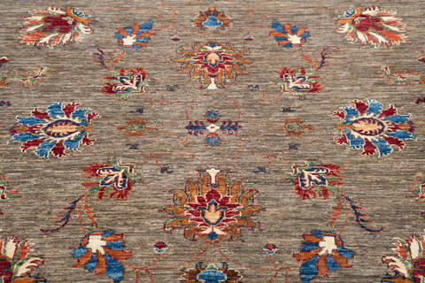Chobi Brown Hand Knotted 58 X 81 Area Rug 700-145045 Image 3