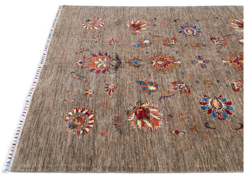 Chobi Brown Hand Knotted 58 X 81 Area Rug 700-145045 Image 5