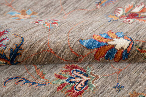 Chobi Brown Hand Knotted 58 X 81 Area Rug 700-145045 Image 6