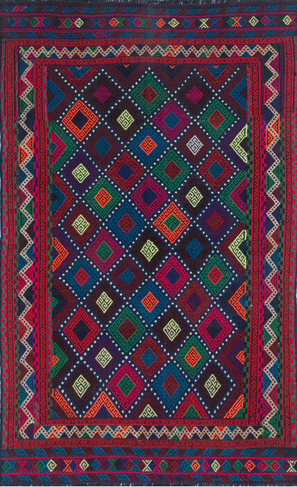 Kilim Multicolor Hand Knotted 40 X 64 Area Rug 700-145047 Image 0