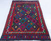 Kilim Multicolor Hand Knotted 40 X 64  Area Rug 700-145047 Thumb 1