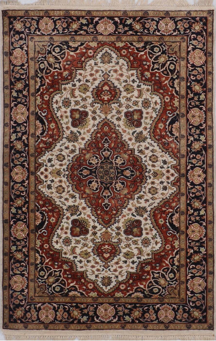 Mahi White Hand Knotted 40 X 61 Area Rug 905-145048 Image 0