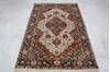 Mahi White Hand Knotted 40 X 61  Area Rug 905-145048 Thumb 9