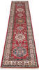 Kazak Red Runner Hand Knotted 28 X 103  Area Rug 700-145056 Thumb 1