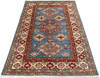 Kazak Blue Hand Knotted 41 X 510  Area Rug 700-145061 Thumb 1