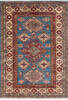 Kazak Blue Hand Knotted 41 X 510  Area Rug 700-145061 Thumb 0