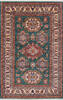 Kazak Green Hand Knotted 40 X 62 Area Rug 700-145062 Thumb 0