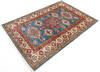 Kazak Blue Hand Knotted 40 X 60 Area Rug 700-145063 Thumb 2