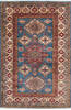 Kazak Blue Hand Knotted 40 X 60 Area Rug 700-145063 Thumb 0