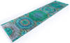 Chobi Green Runner Hand Knotted 26 X 99 Area Rug 700-145067 Thumb 2