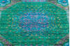 Chobi Green Runner Hand Knotted 26 X 99  Area Rug 700-145067 Thumb 3