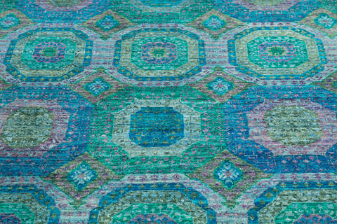 Chobi Green Hand Knotted 57 X 80 Area Rug 700-145070 Image 3