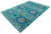 Chobi Green Hand Knotted 57 X 80  Area Rug 700-145070 Thumb 2