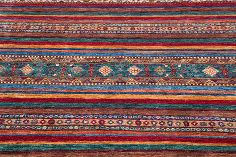 Chobi Red Hand Knotted 51 X 71 Area Rug 700-145072 Image 3